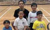 child badminton